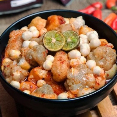 

Baso aci tulang rangu tulang rawan CIRAWANG isi 10 bji komplit + toping super murah tapi g murahan