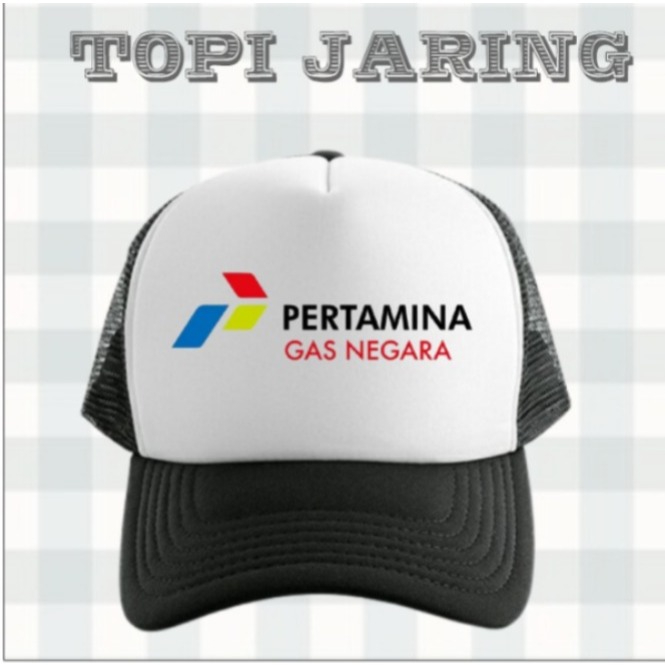 Topi Jaring Pertamina Gas Negara -Topi Premium