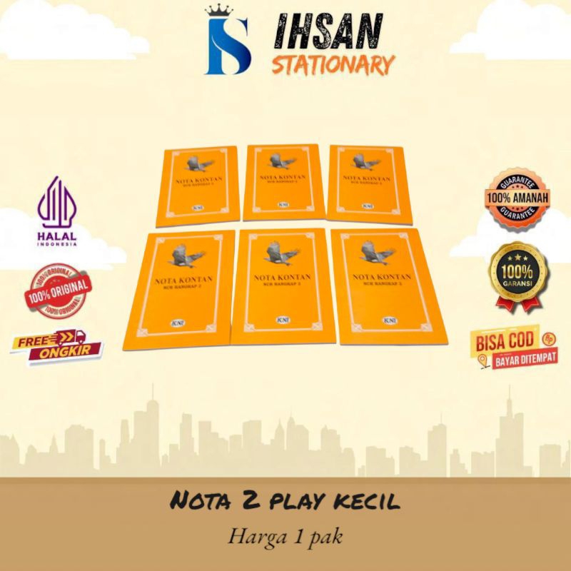 

nota kontan kni 2 play kecil (1 pak)
