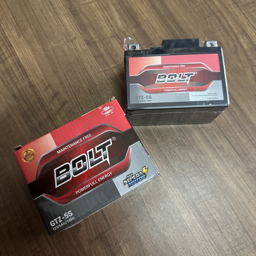 BOLT GTZ5S AKI MOTOR VARIO 110 ACCU KERING MF 12 V 5 AH 5AH 12V GTZ5 10HR 10 HR