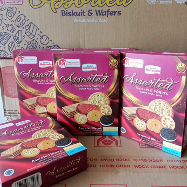 

Marindo Assorted box 100gr 1 kardus isi 24 pcs
