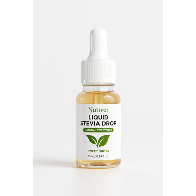 

NUTIVER Stevia Tetes 10ml / Liquid Stevia Cair Pemanis / Gula Stevia Natural Sweetener