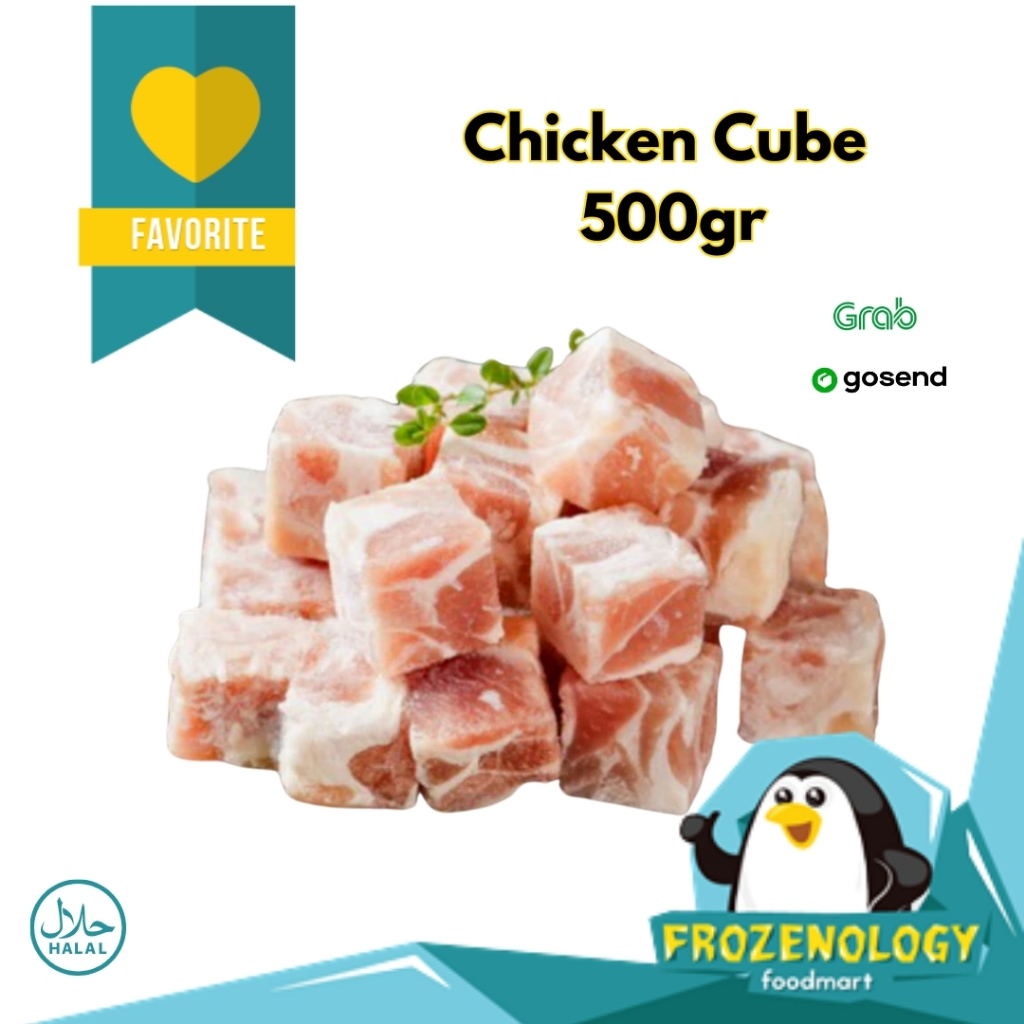 

Chicken Cube 500gr / Daging Ayam Saikoro Cubes 500gr