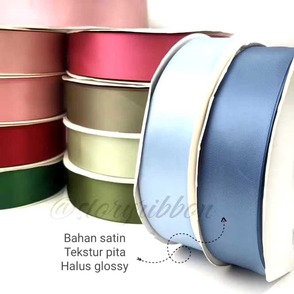 

20YARD - 5CM / PITA DOUBLE SATIN IMPORT PREMIUM / DSS IMPORT / PITA SATIN PREMIUM