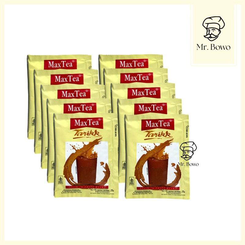 

(Renceng) Max Tea Teh Tarikk Renceng (Isi 10 Pcs/Renceng) (10x25g)