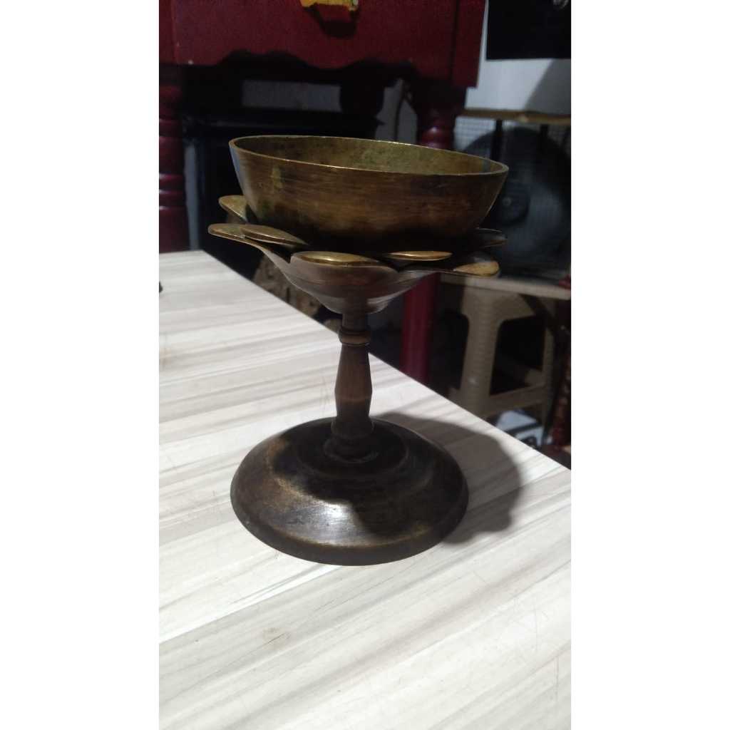 Cawan Antik Kuningan Kuno Jadul Antik