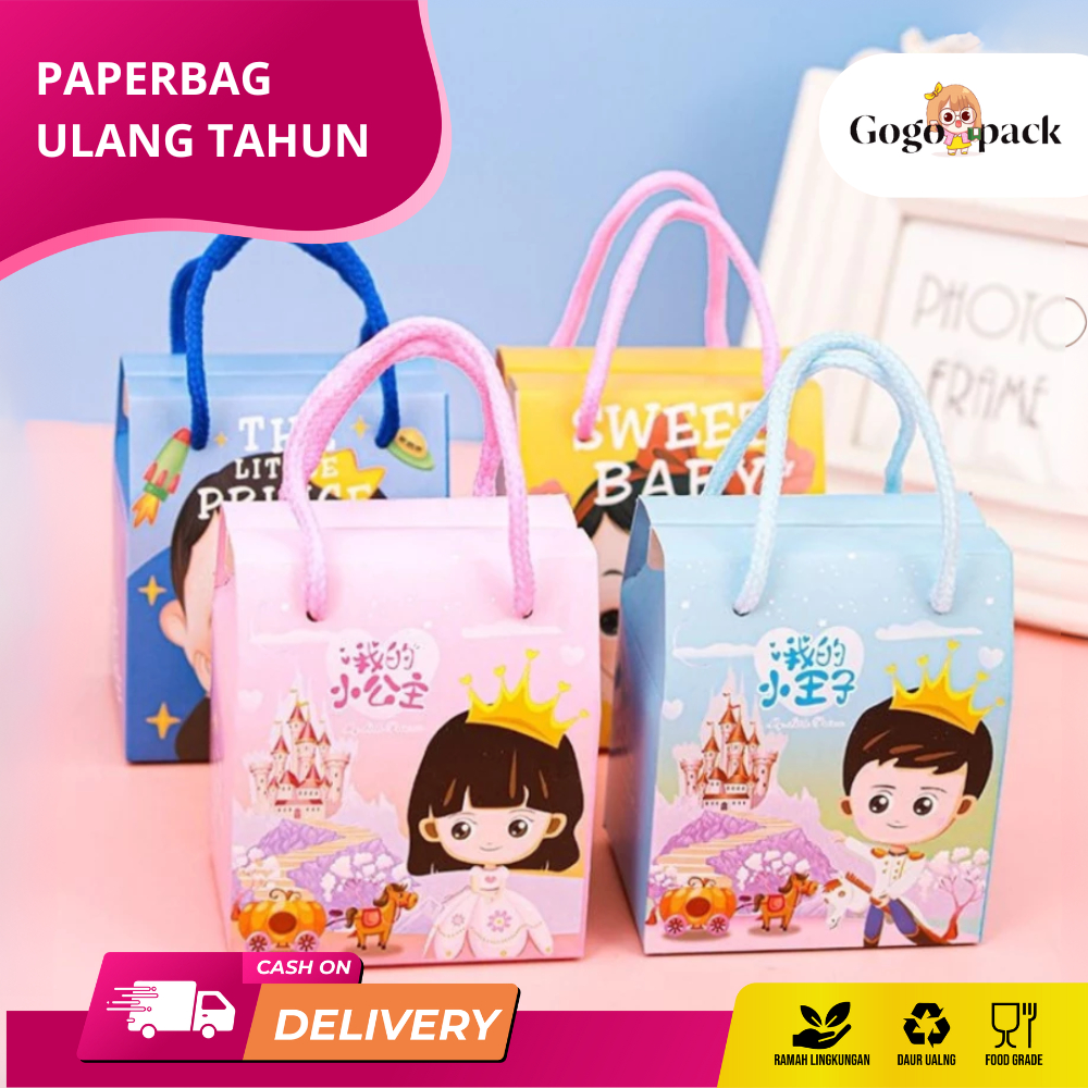 

Paper bag ulang tahun anak, Box Snack ultah Anak, Goodie Bag Ulang Tahun anak, Box snack ulang tahun anak, tas ulang tahun anak | BM10