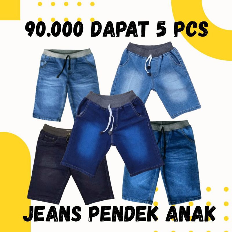 CELANA JEANS PENDEK ANAK LAKI LAKI UMUR 1-12 TAHUN RIP CHINOS