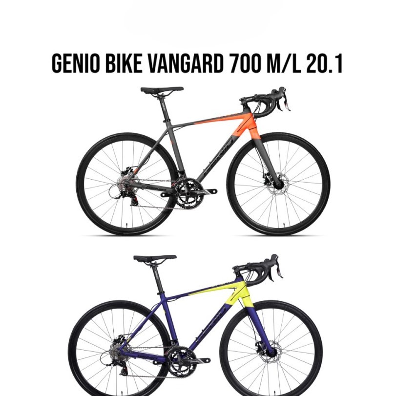 SEPEDA BALAP GENIO BIKE VANGARD 700 M/L 20.1