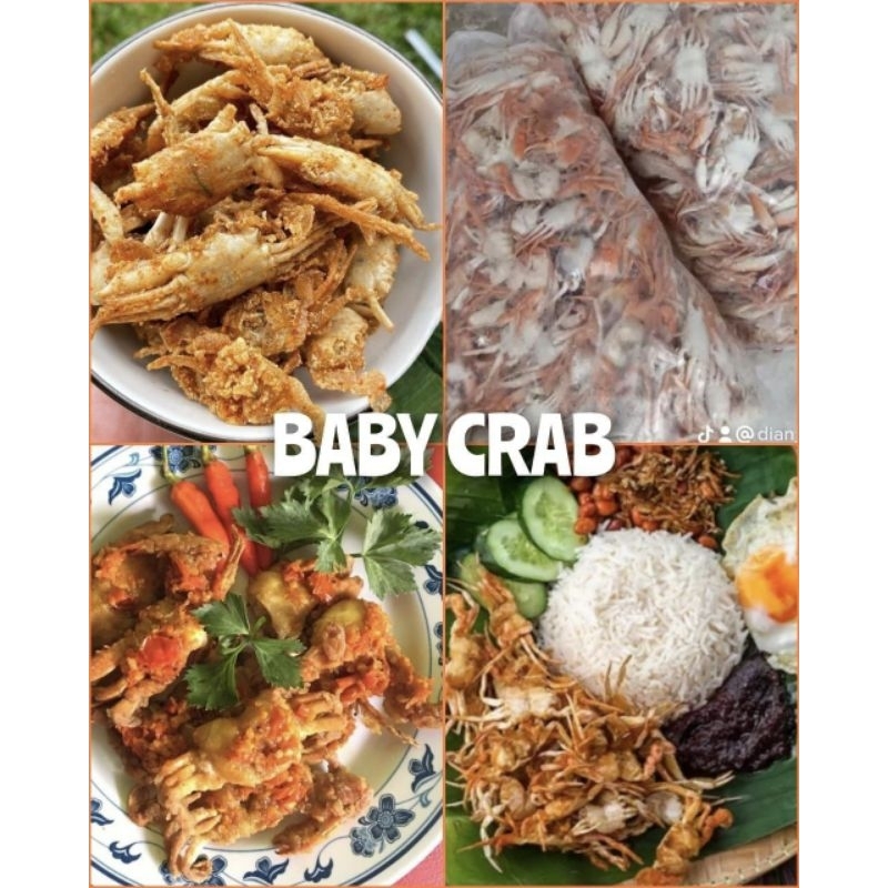 

baby crab 1kg / 500gr