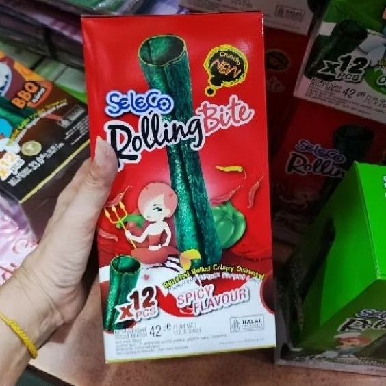 

Rumput laut seleco rolling bite isi 12 pcs