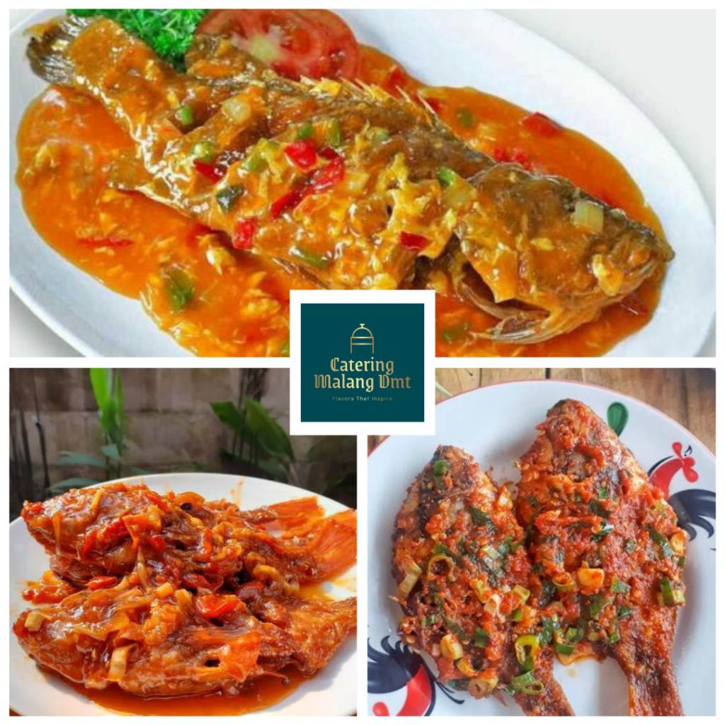 

Aneka Ikan Saus Padang Siap makan Catering Malang DMT