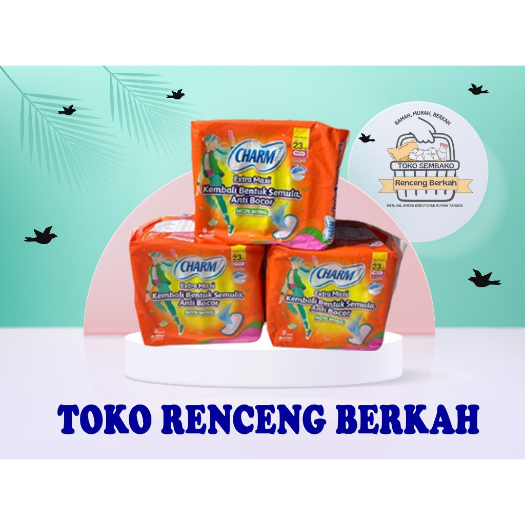 PEMBALUT CHARM TANPA SAYAP ISI 8LMBAR