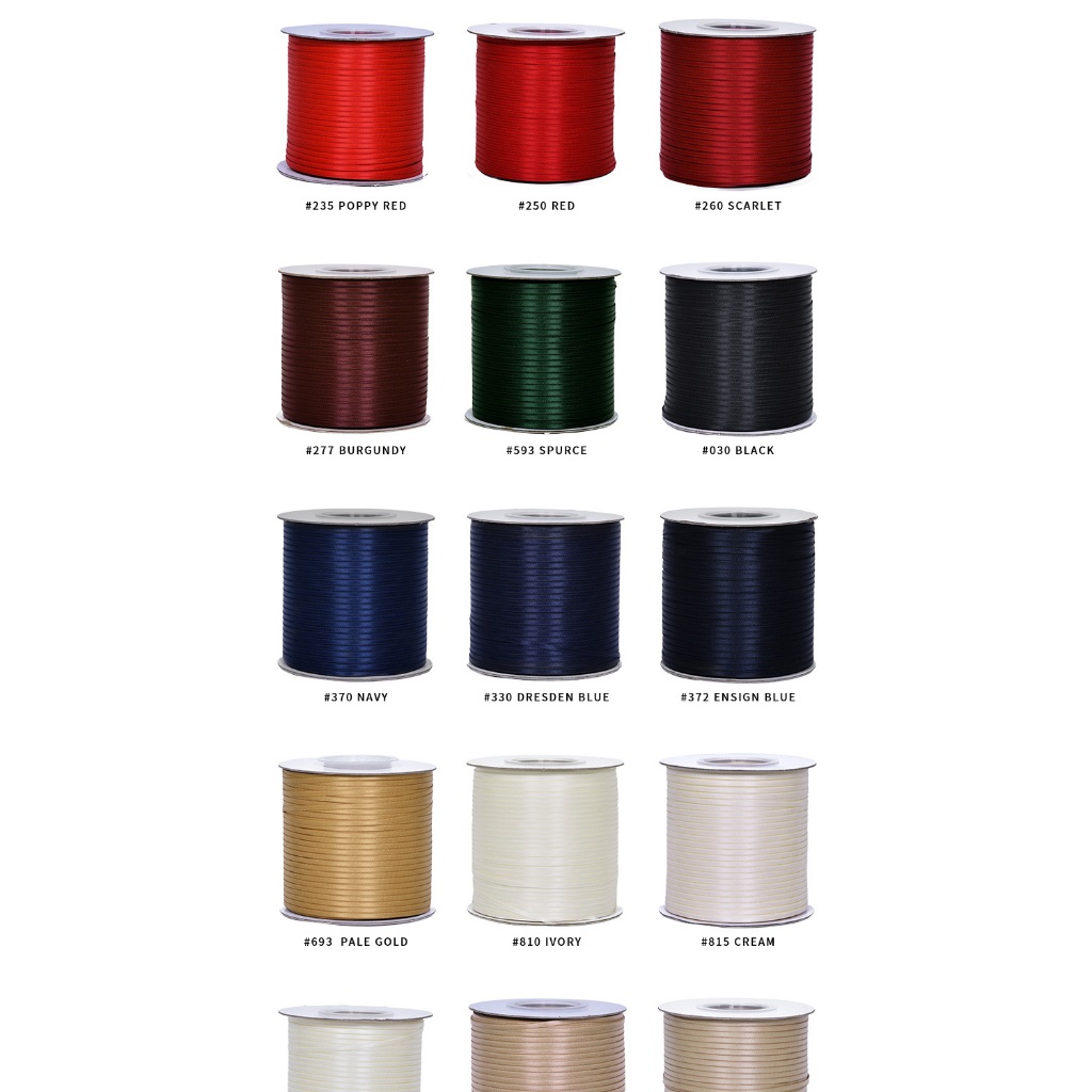 

3MM - PITA SATIN KECIL IMPORT PREMIUM/ PITA KADO HAMPERS SUVENNIR/ PITA BAJU TEBAL