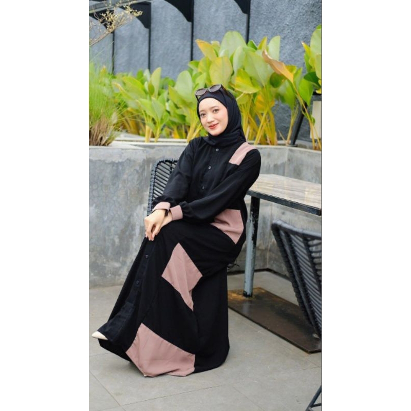 Abaya Arsy Jubah Hitam Arab Turki Turky Maroko Mesir Saudi Madinah Dubai India Murah Umroh Haji Mewa