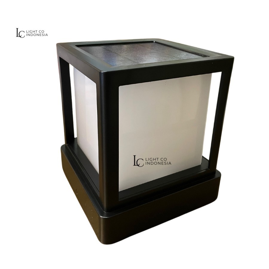 Lampu taman solar led / lampu pilar led solar 1000lm IP65