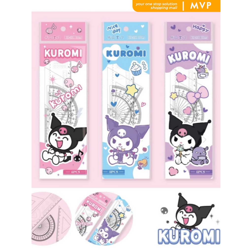 

Penggaris Set Isi 4 Model Ruler Set 4 Akrilik Gambar Random Penggaris Sekolah