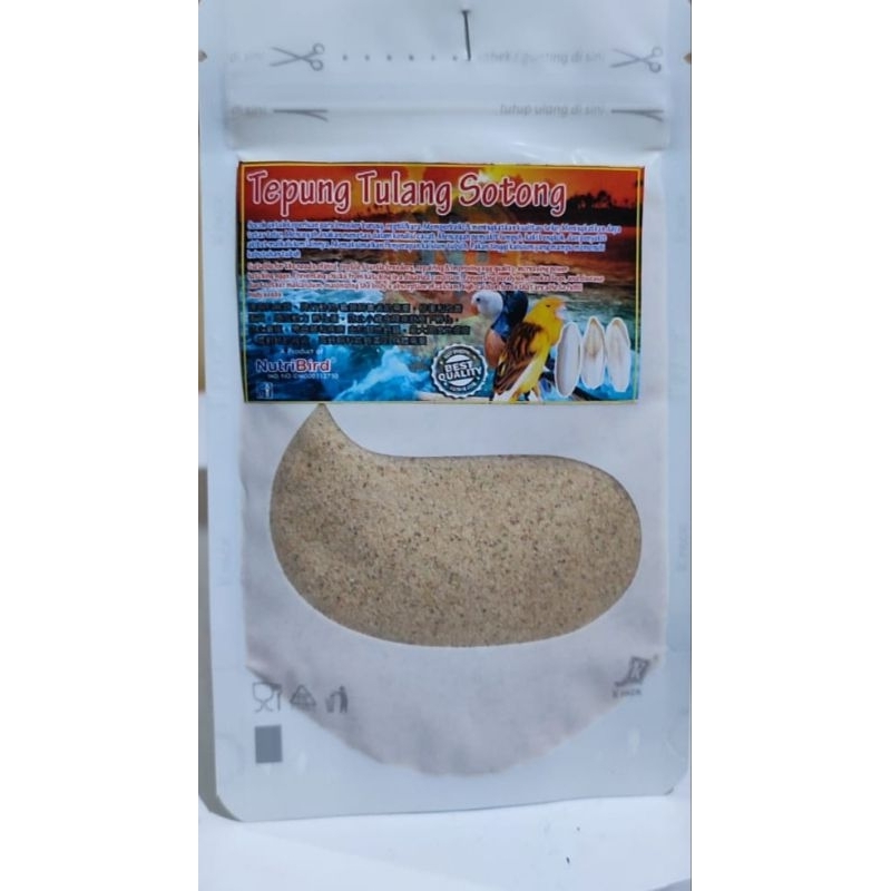 3 saset tepung sotong super extra 100% murni bubuk tulang suntung vitamin pakan burung ayam ber calc