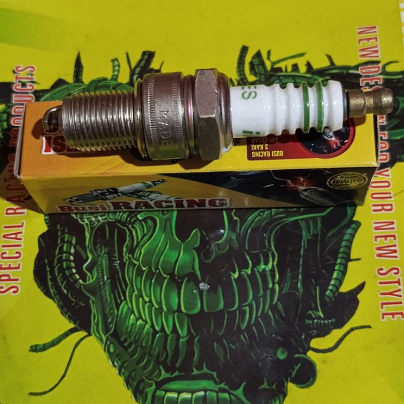 BUSI RACING SATRIA 2T BP5ES RANDOM RACING KUNING 2T Busi Racing Satria 2T Kuning BP5ES Busi Mobil Mo