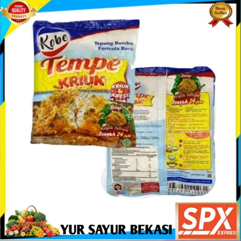 

Kobe Tepung Bumbu Tempe Kriuk 200gr