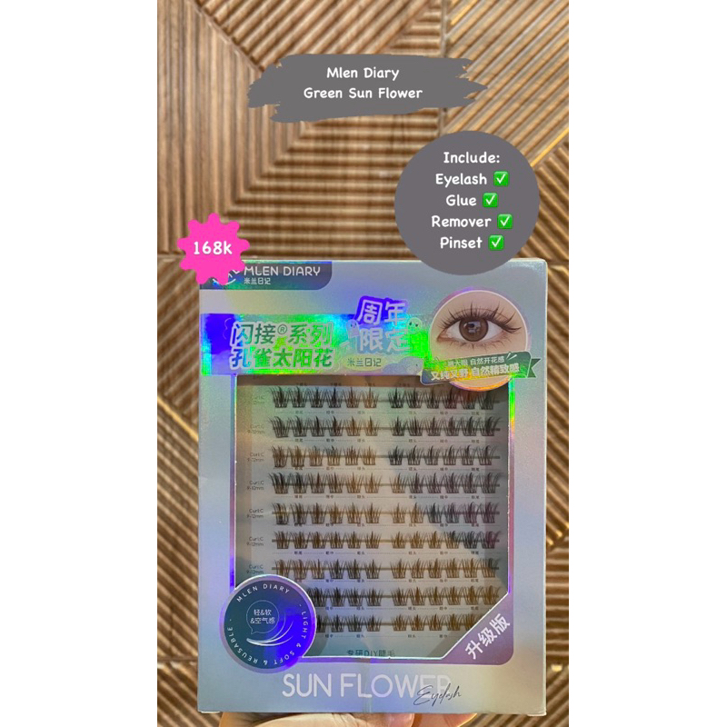 Mlen Diary Eyelash Green Sunflower