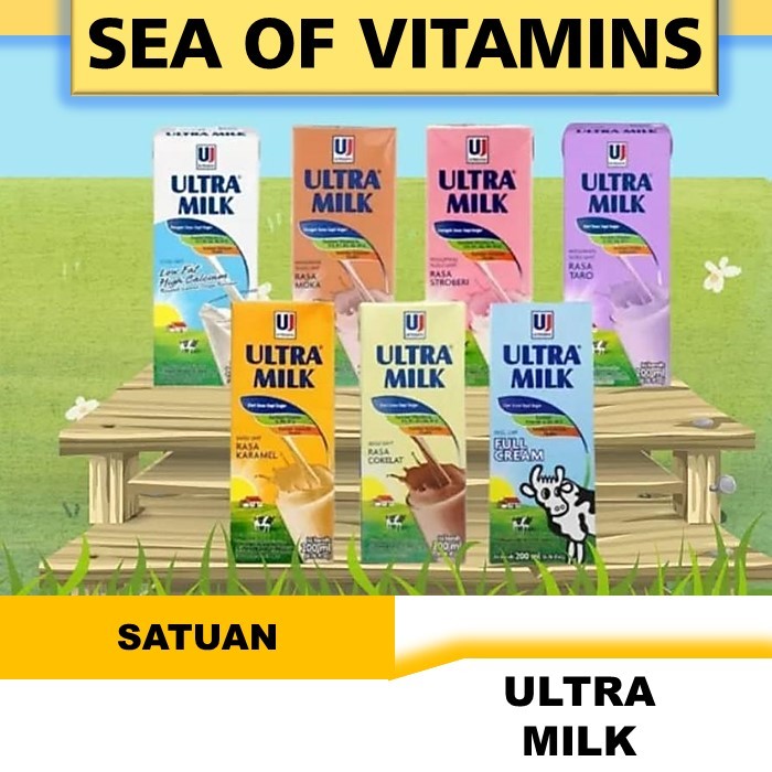 

SATUAN SUSU ULTRA MILK 125/200/250 ML UHT LOW FAT