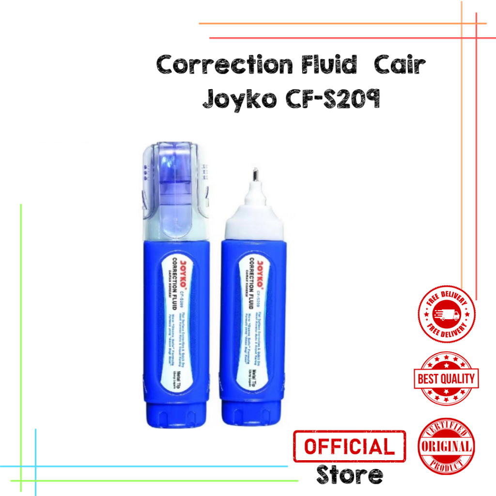 

Correction Fluid Cairan Koreksi Penghapus Cair Joyko