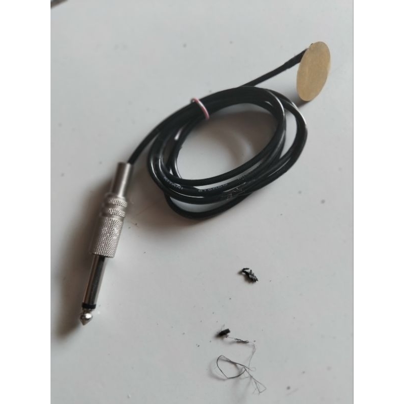 piezo untuk drum elektrik (piezo +kabel dan Jack toa/6,5mm)6r66