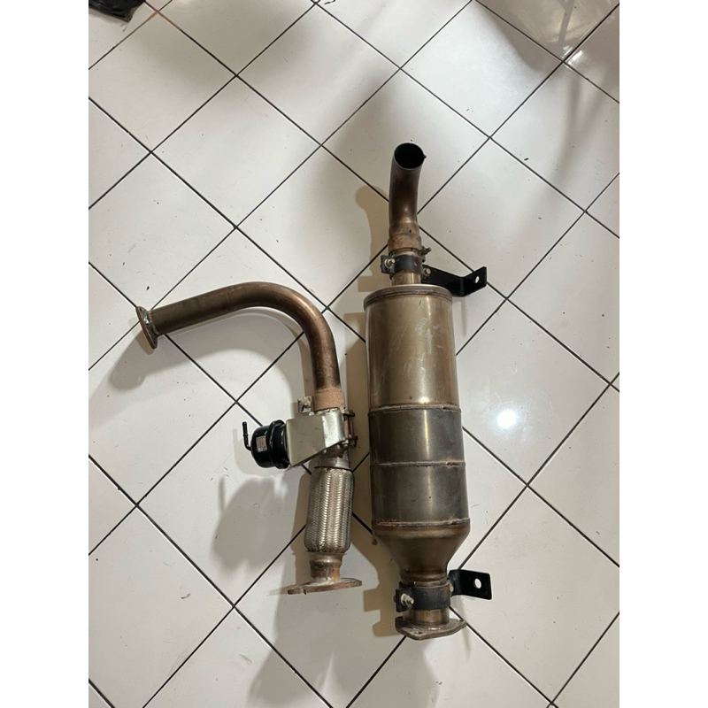 Knalpot Komplit Copotan Mitsubishi Canter Euro 4 - Copotan Ori Bawaan Mobil