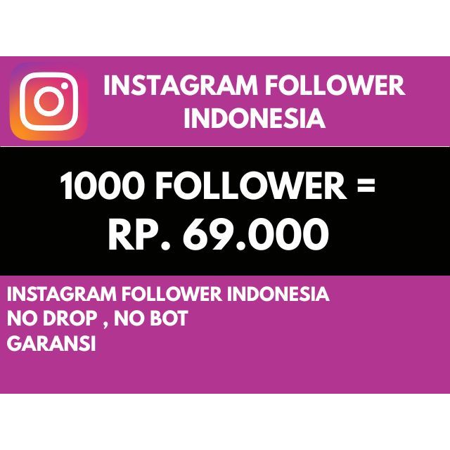 INSTAGRAM FOLLOWER INDONESIA