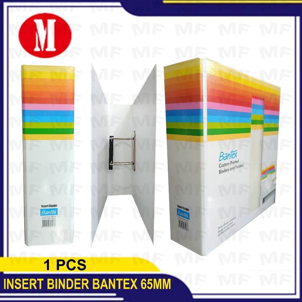 

Ordner Bantex Insert Ring Binder A4 65MM