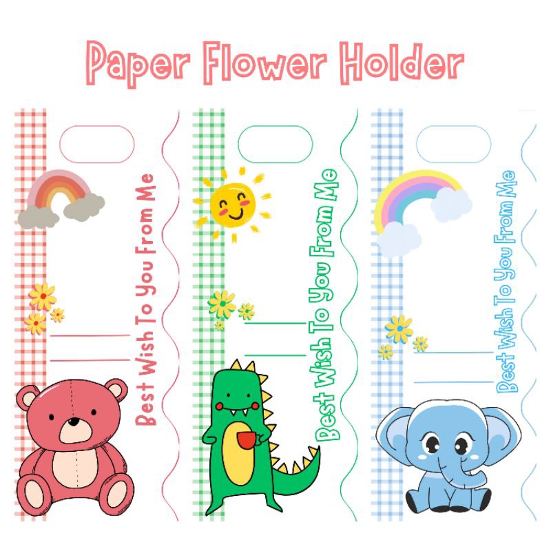 

Ready Siap Kirim - Paper Flower Holder / Buket Wisuda / Tempat Bunga / Flower Paper Holder Murah