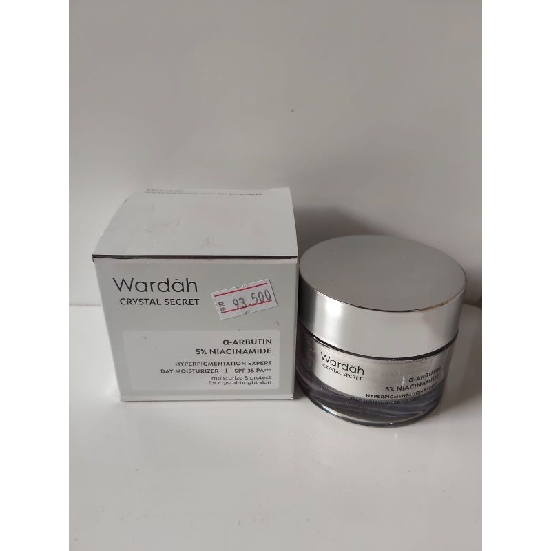 Wardah crystal Secret day moisturizer/ krim siang