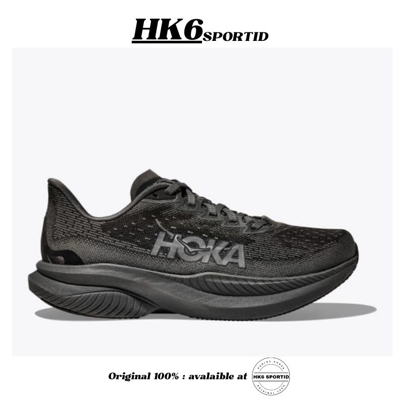 Hoka Mach 6 Men's Running Shoes - Black / Black