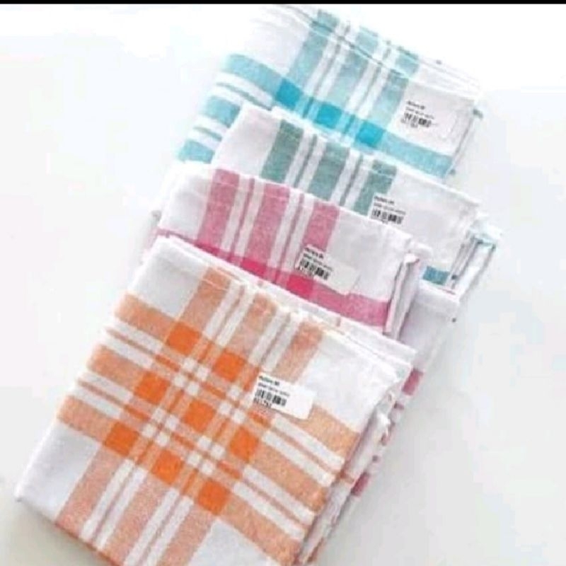 serbet besar lebar tebal kain lap meja piring serbet dapur katun botch