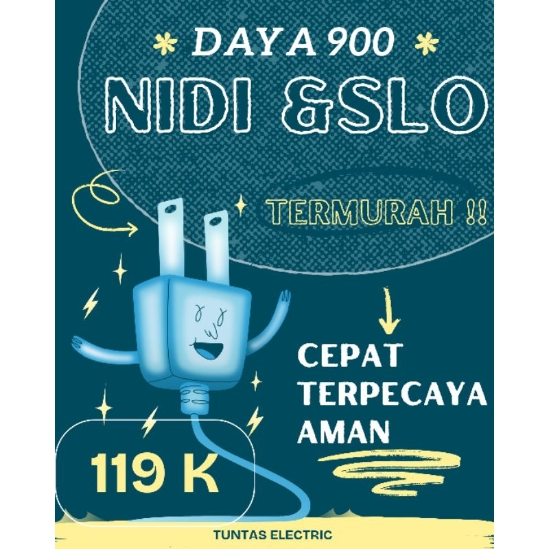 NIDI SLO PLN DAYA 900