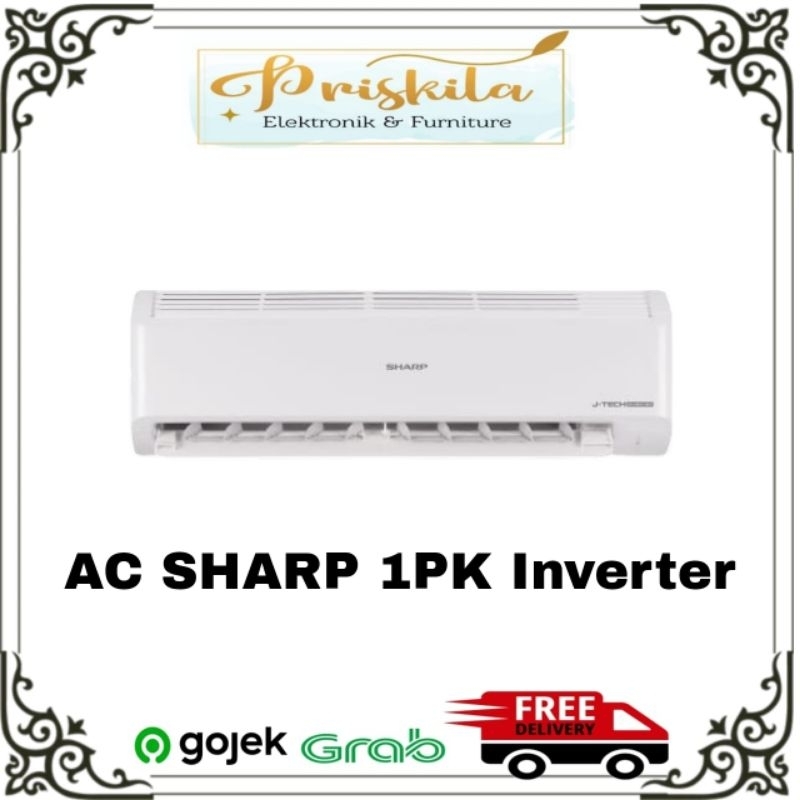 AC Sharp 1Pk Inverter + Pemasangan / Furniture Palembang / Elektronik Palembang / Priskila Elektroni