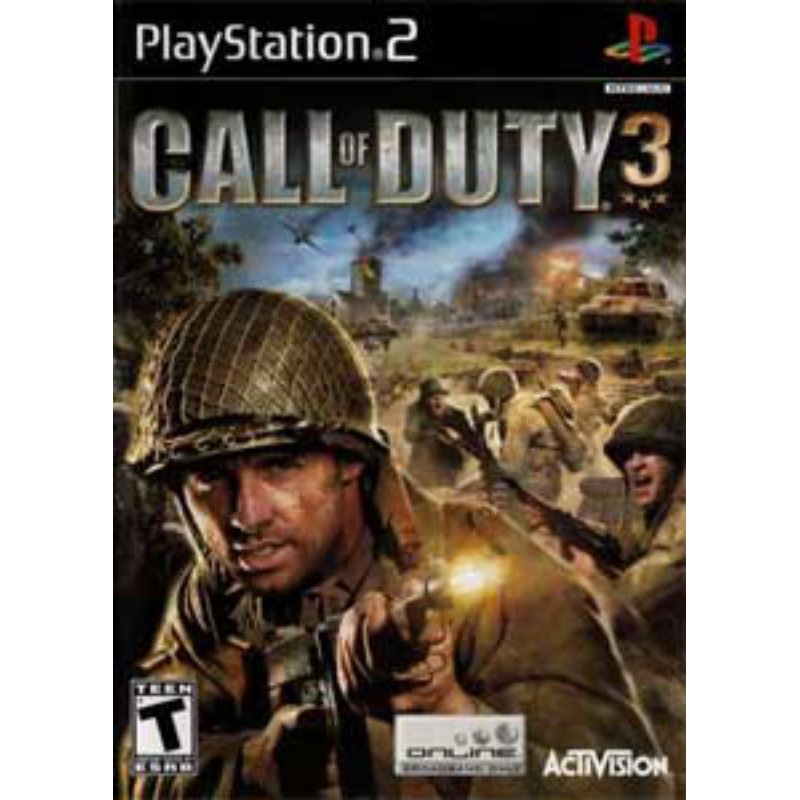 Kaset ps2 call of duty 3 dan wold at war final fronts