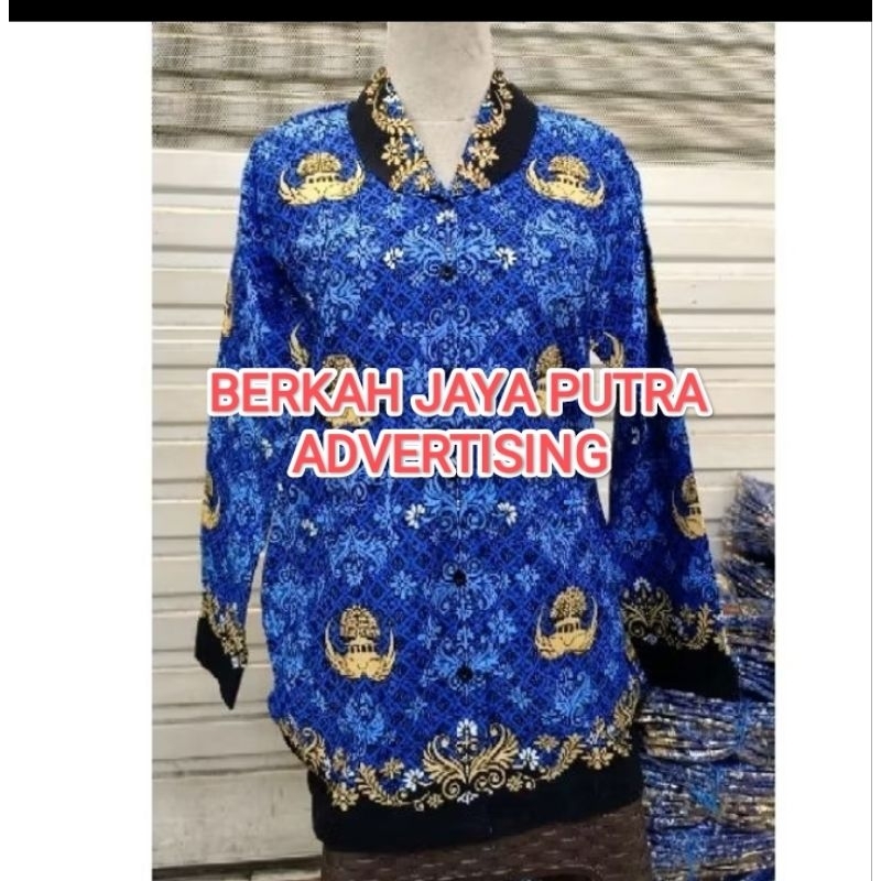 Baju Korpri Wanita  Panjang Full Puring Ekslusif