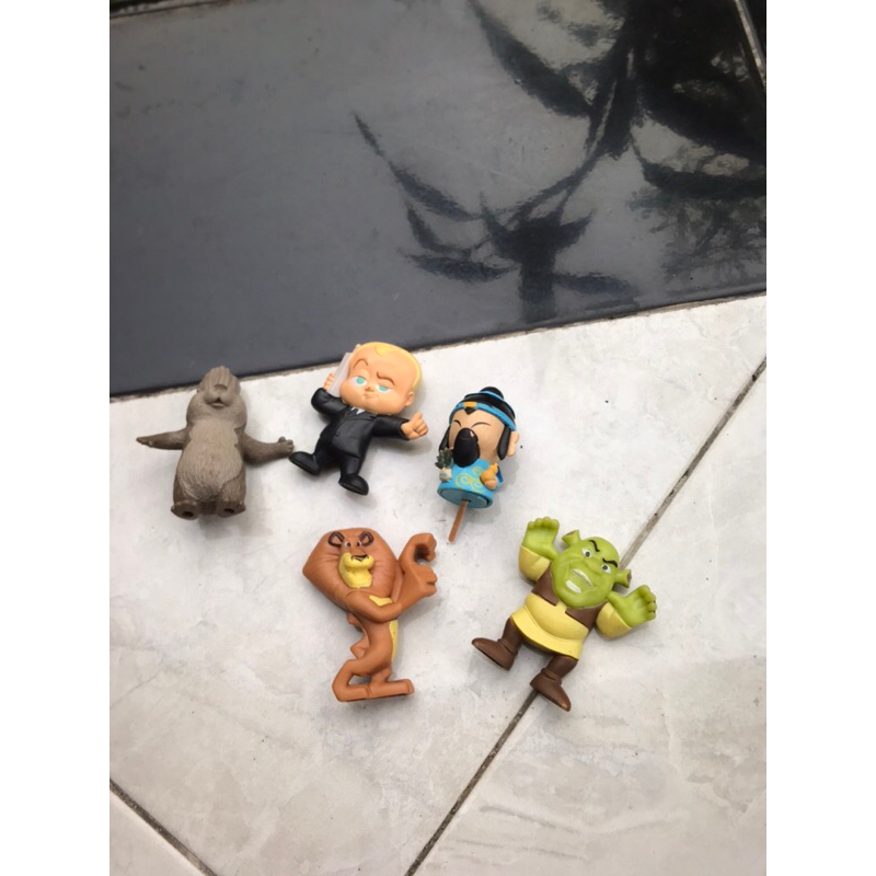 Figure vintage jadul Mc Donald  5PCS