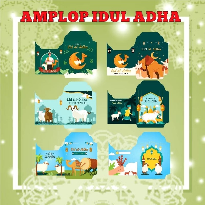 

Amplop Lebaran Haji Hari Raya Idul Adha Isi 10pcs Ukuran Medium Siap Pakai