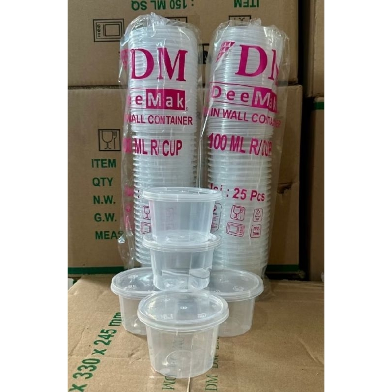 isi 25pcs THINWALL 100ml R/ thinwall bulat cup puding/