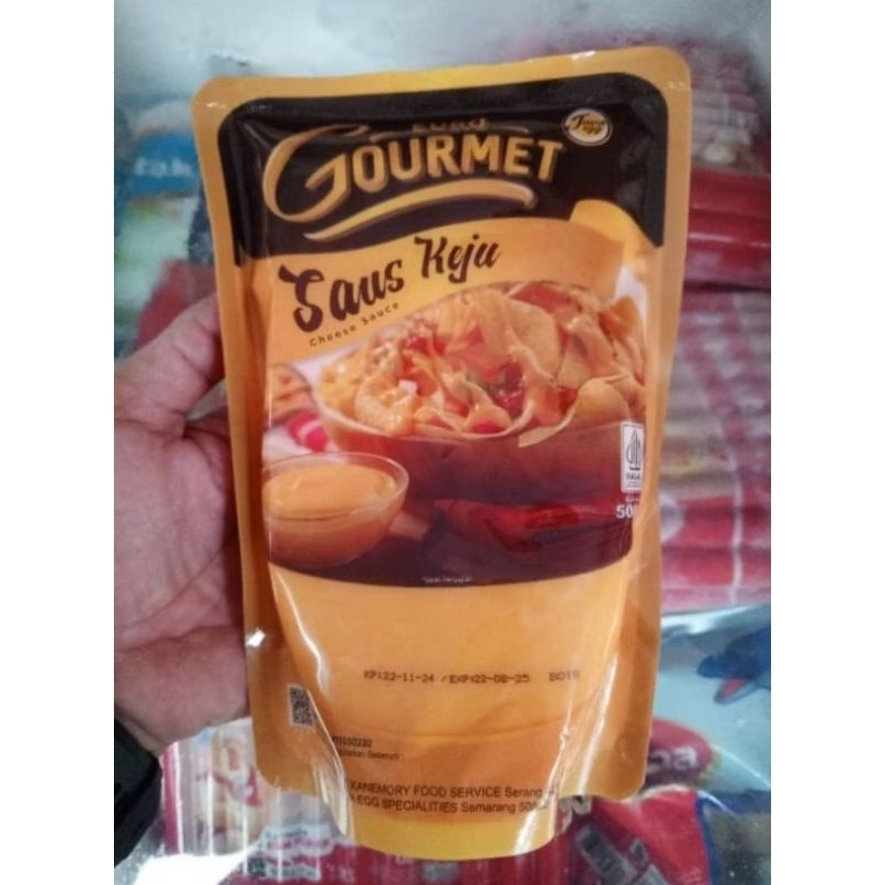 

Gourmet saus keju kemasan 500 gram