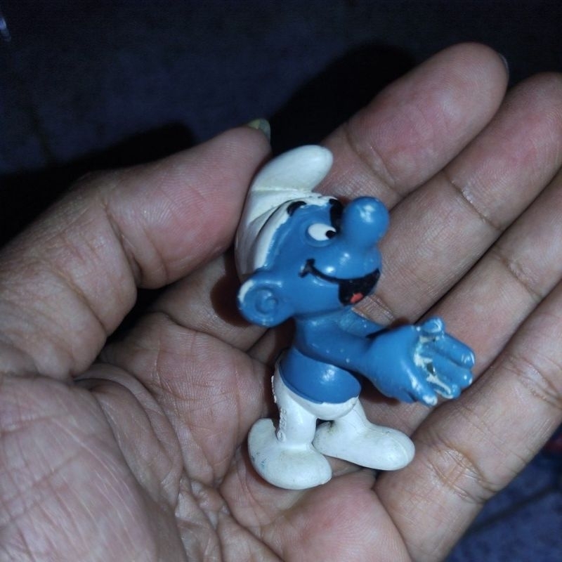 Figure Peyo 1979 Congratulation Smurfs Vintage Schleich