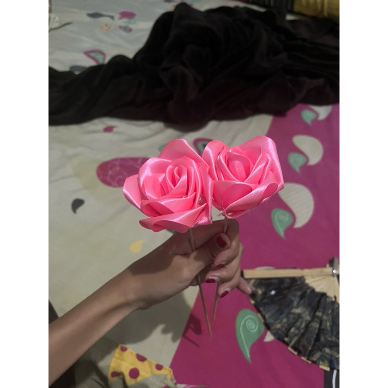 

•vybouquet• kuntum bunga pita satin (kuntum bunga satuan)