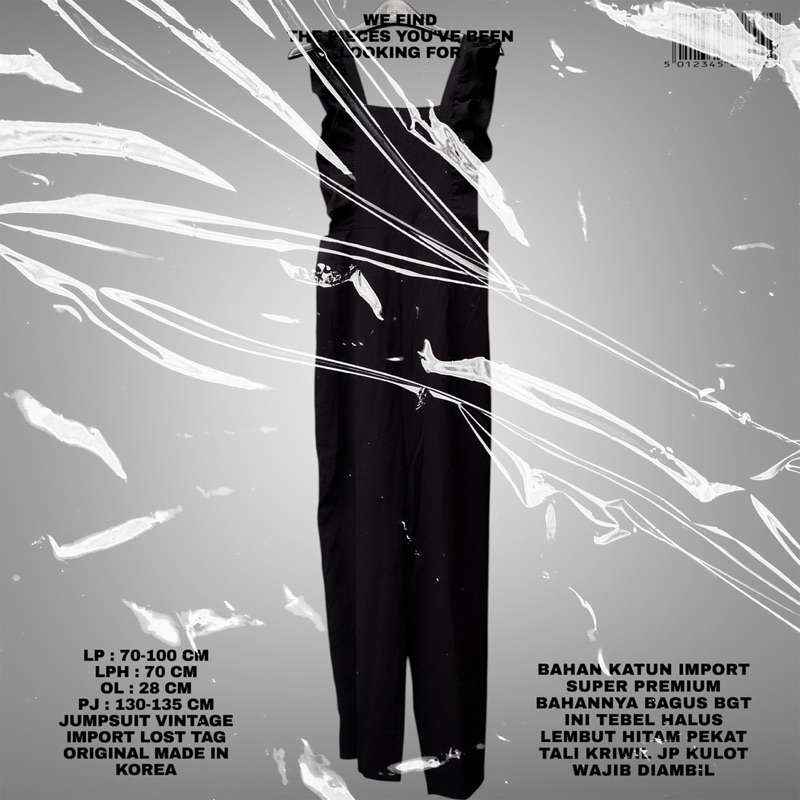 JUMPSUIT IMPORT PREMIUM/KOREAN JUMPSUIT/JUMPSUIT KULOT HITAM BLACK/JP KULOT/JP KRIWIL/JUMPSUIT KRIWI