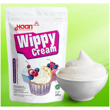 

[oddsolshop] pekanbaru/Haan Wippy Cream 200GR Premiks Untuk Frosting Krim Premix Cream Kue Cake
