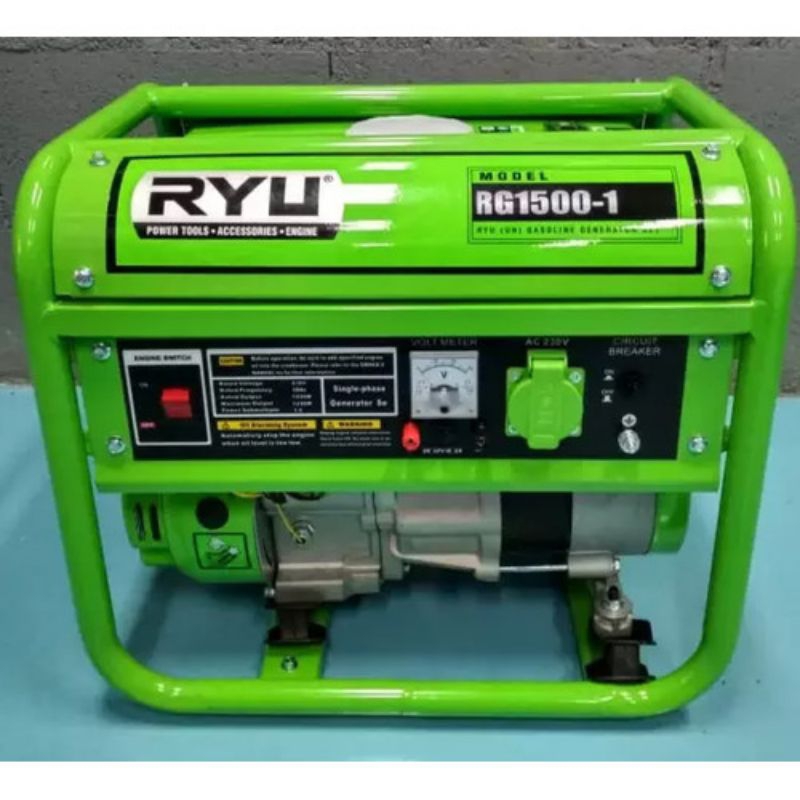 MESIN GENSET 1.000 WATT RYU (RG 1500-1)
