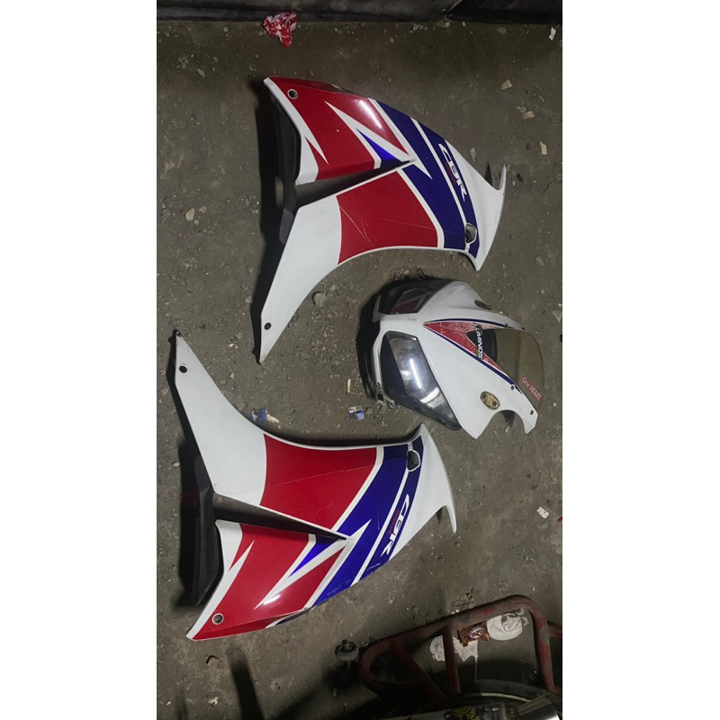 full fairing set cbr 150r k45a body depan kepala cbr 150 fi lokal mata dua nonled bodi samping honda