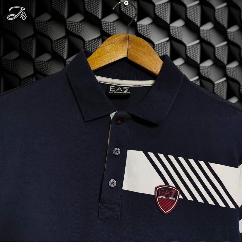 EMPORIO ARMANI EA7 Kaos kerah polo shirt pria
